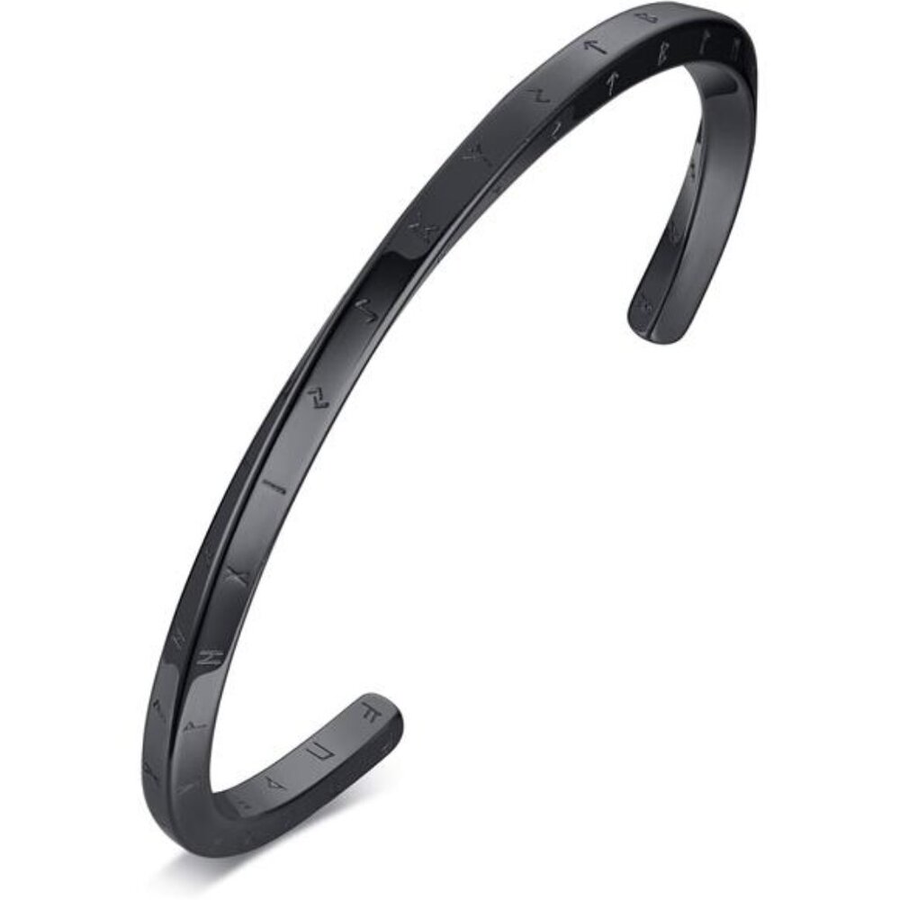VNOX Viking Cuff Bracelet for Men - Viking Thunder Hammer Cuff Bracelets